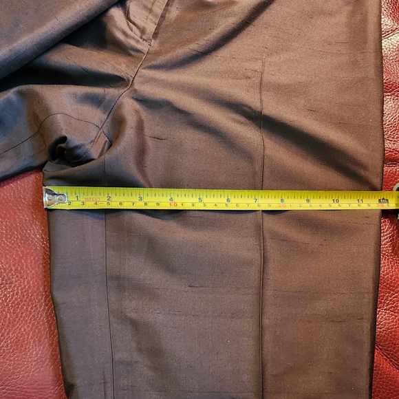 LOFT SIZE 8 SILK CROPPED DRESS PANT - Picture 8 of 11